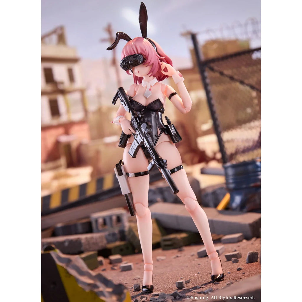 HIPLAY Sushing Rabbit Bunny Rapid Squad Force: Assault Trooper - BELKA 1/12 Scale Anime Action Figure