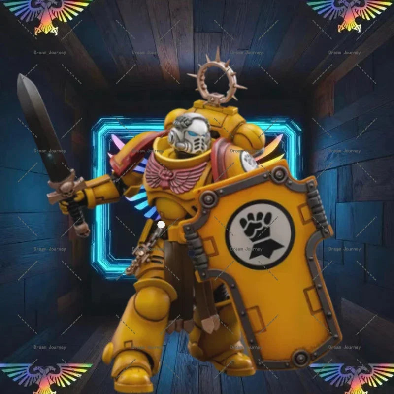 In stock  JOYTOYWarhammer 40k 1/18   Imperial Fists Veteran Brother Thracius Action Doll Toy Collection