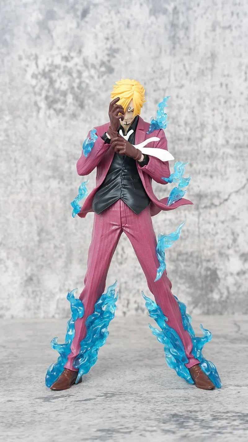 24cm One Piece Sanji Anime Figure Sanji Vinsmoke Action Figurine PVC Collection Model Ornament Statue Peripheral Toys Gift