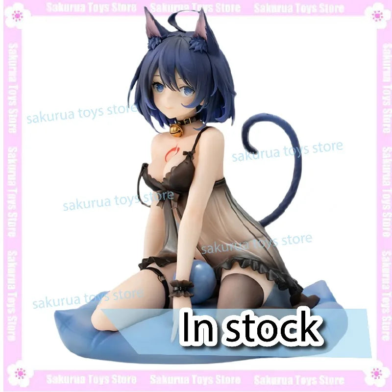 In Stock AniGame Xier Swaying Cat Tail Figure Bengfai Academy 2 Figures Actual Doll Collection Gifts