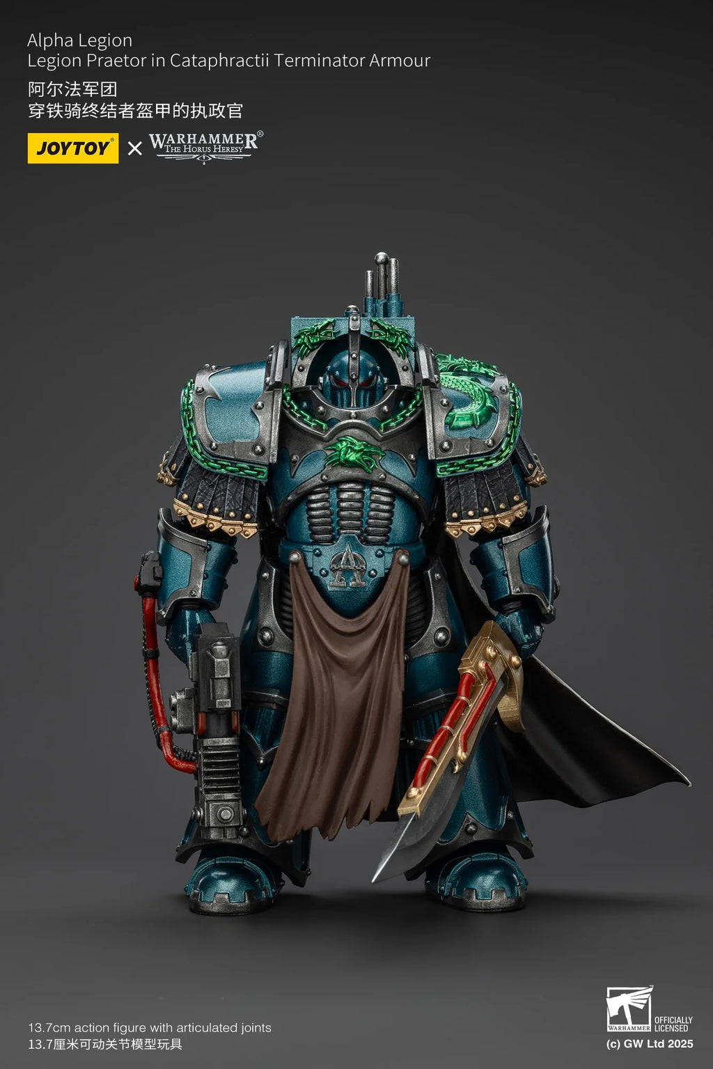 【In Stock】JOYTOY Warhammer 40K Alpha Legion 1/18 Action Figure Model Toy Gift
