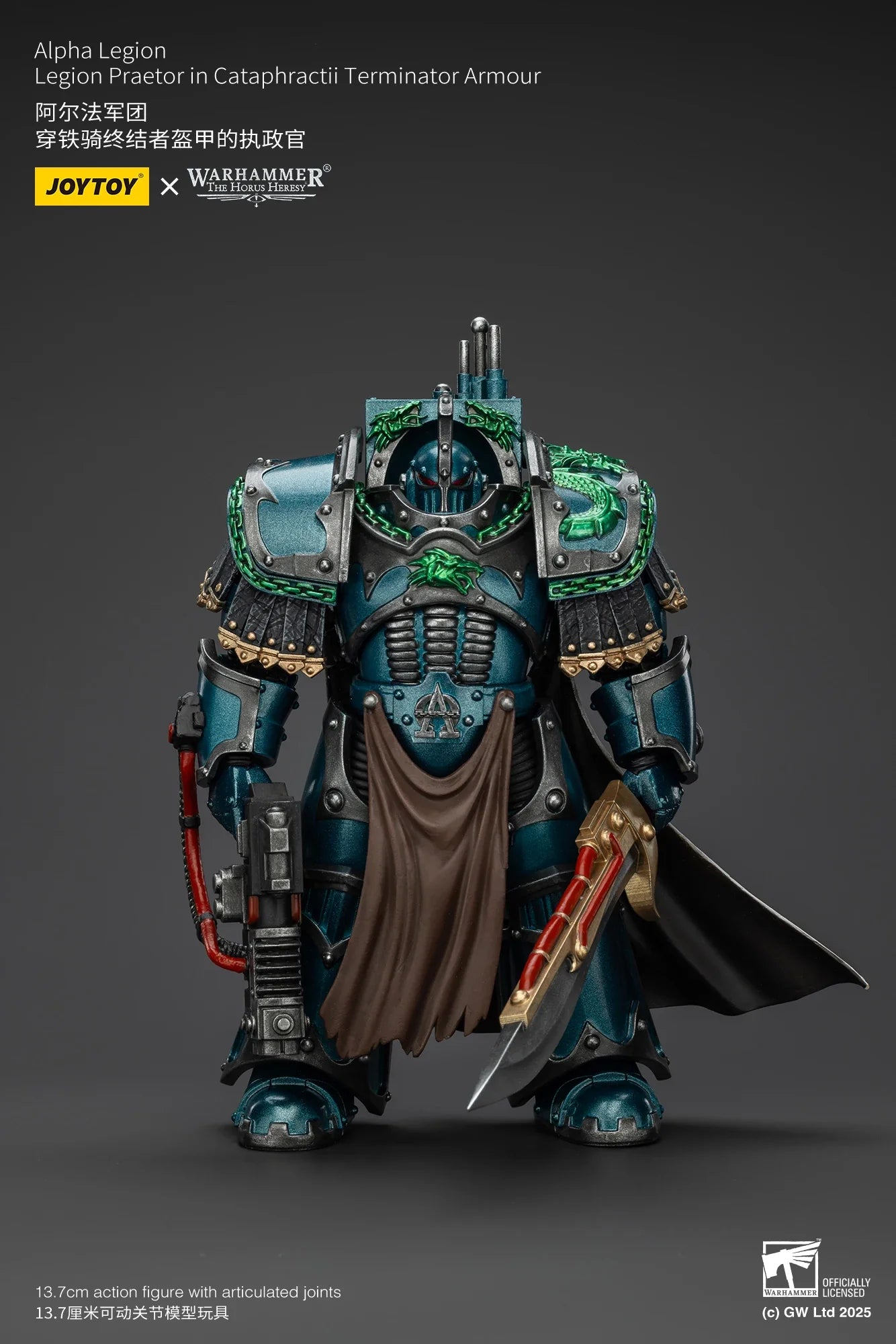 【In Stock】JOYTOY Warhammer 40K Alpha Legion 1/18 Action Figure Model Toy Gift