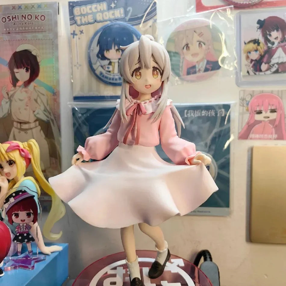 Onii-chan wa Oshimai! Mahiro Oyama Girl Anime Figure Kawaii Mahiro Oyama Action Figure Pink dress Collection Model Doll Toy Gift