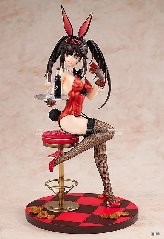 【SF】In Stock Original KADOKAWA KDcolle Date A Live Kurumi Tokisaki 1/7 Scale Figures Model Collection Anime