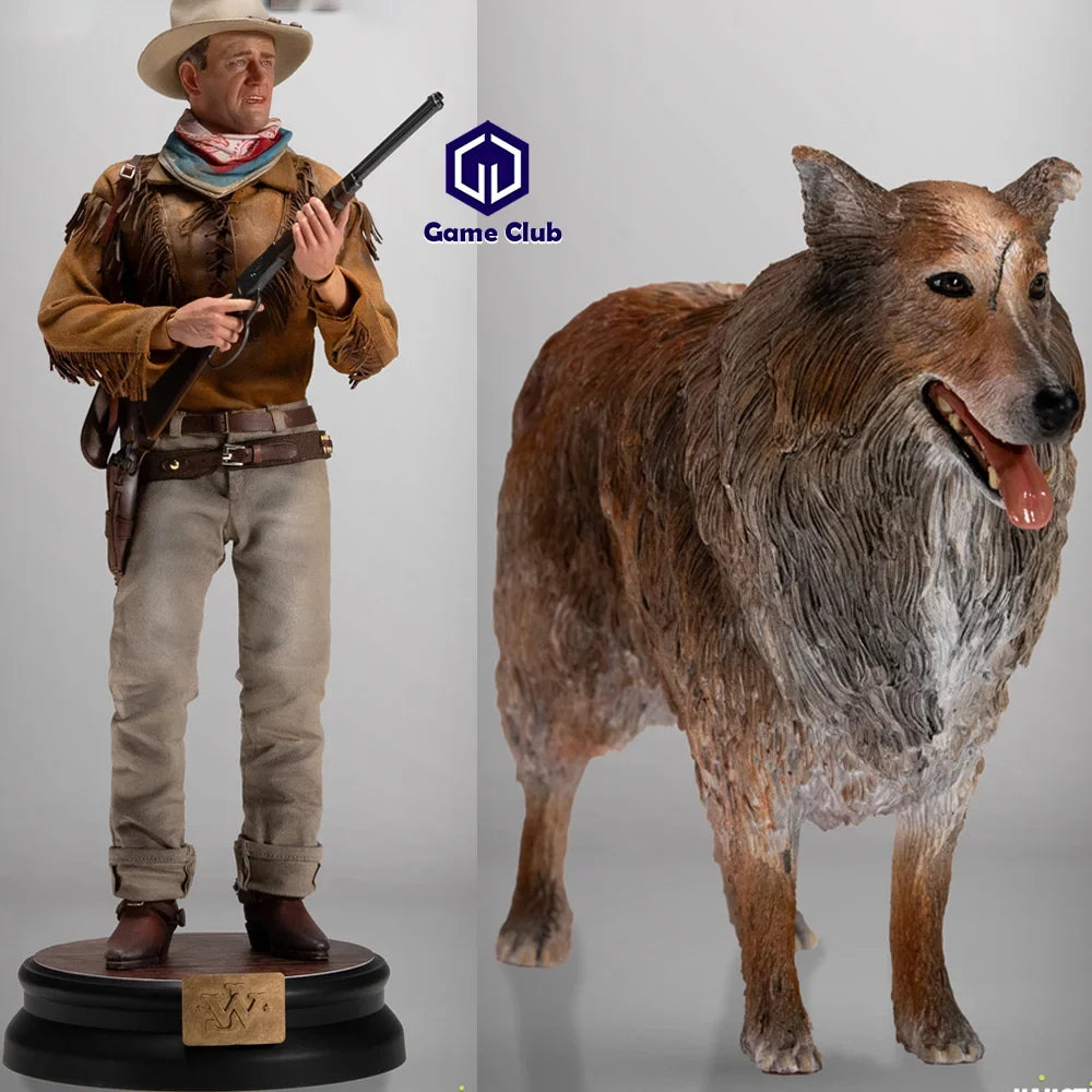 2025 Q2 Infinite Statue X Kaustic Plastik 1/6 1953 Wilderness Ranger Duke John Wayne With Dog Full Set 12in Action Figure Model