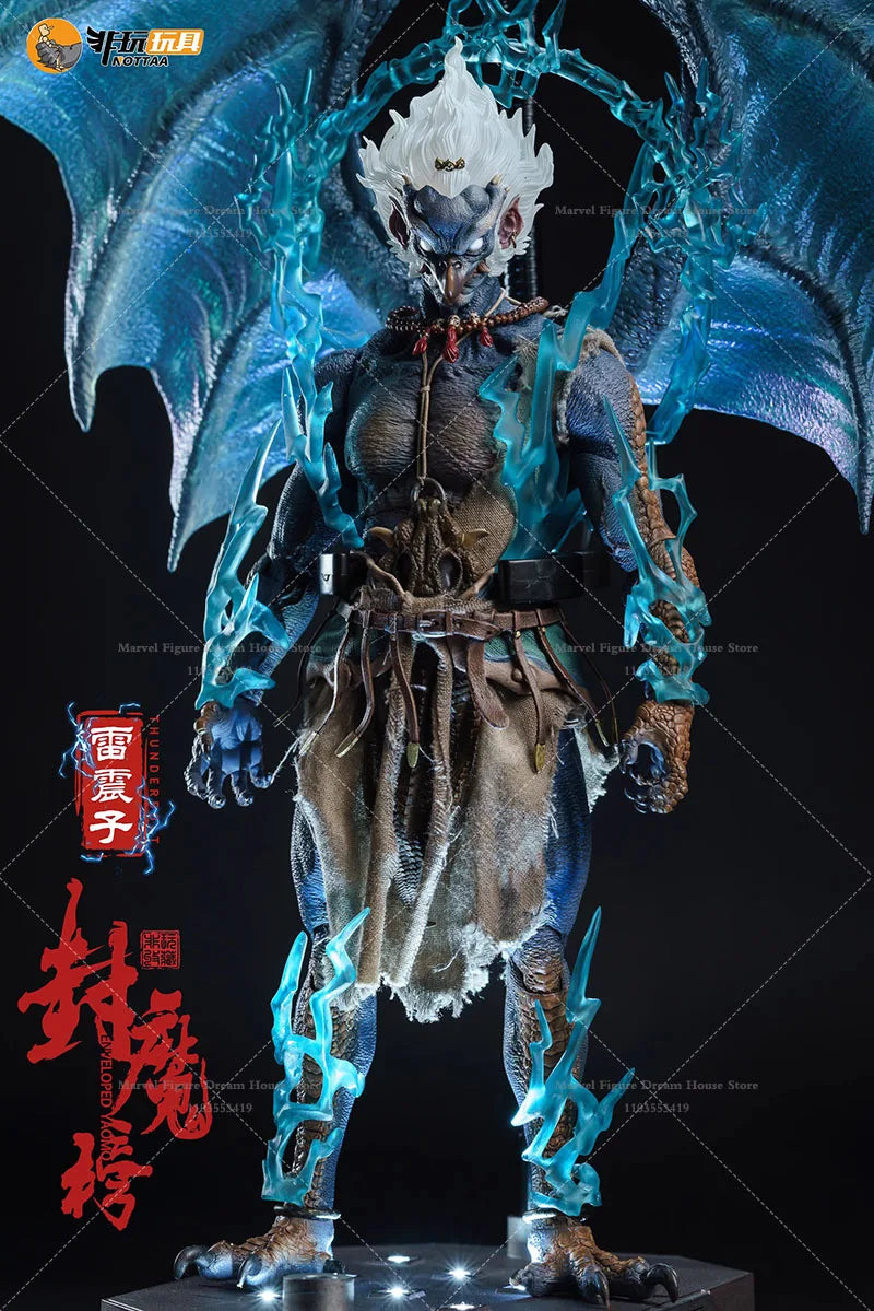 Nottaa Collection YM004 1/12 Scale The Demonic Subjugation List Thunder God Lei Zhenzi 6-inch Full Set Action Figure Soldier