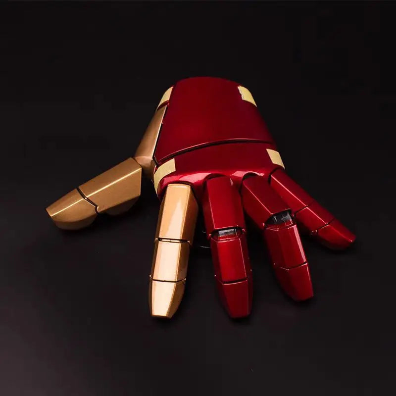 Iron Man Armor Wearable Arms Mk42 Gloves Led Lighting Cosplay Model Toy Left And Right Hands Compatible Decoration Prop Gift