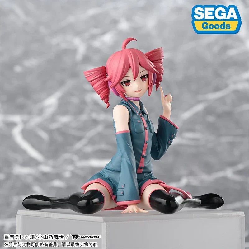 SEGA PM UTAU Virtual idol Kasane Teto PVC 14CM Anime Action Figures Model Collection Toy