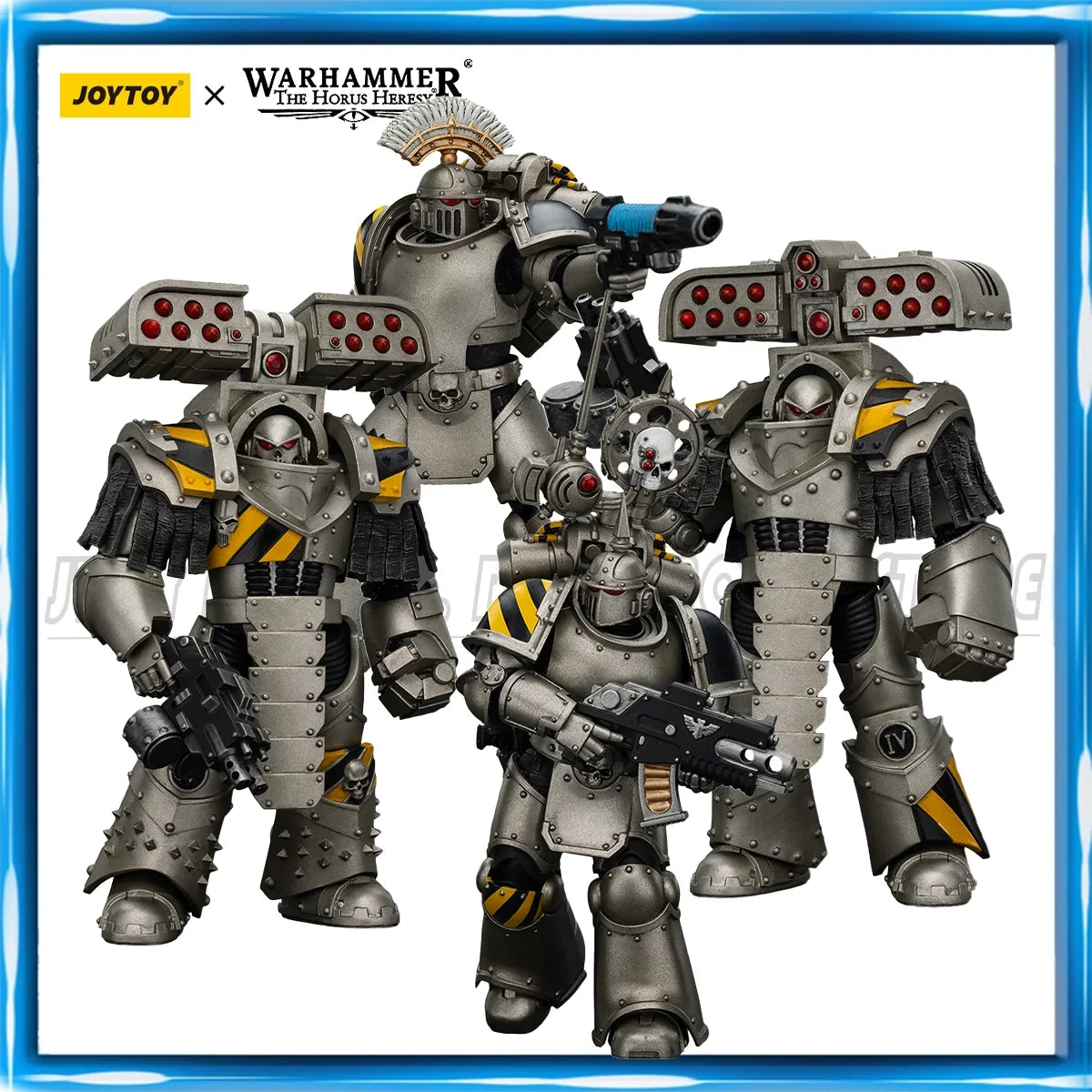 JOYTOY Warhammer 40k 1/18 Action Figure lron Warriors MKlll Tactical Tyrant Siege Terminator Anime Figures Toys Model