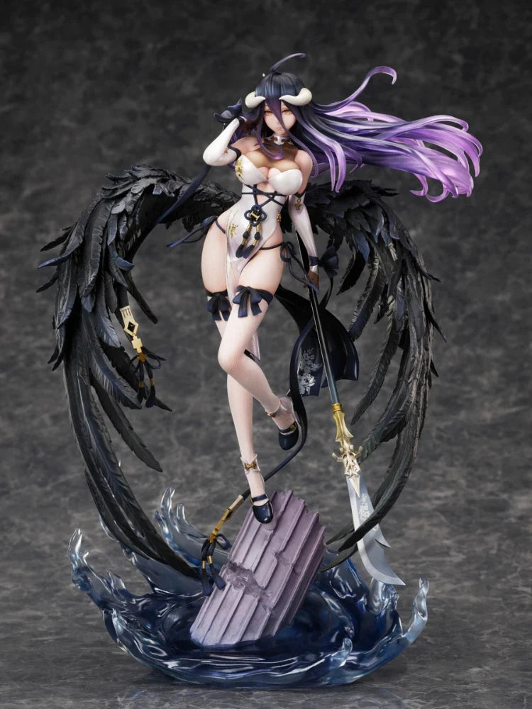 OVERLORD F:NEX  albedo Cheongsam version 100% Original genuine PVC Action Figure Anime Figure Model Toys Collection Doll Gift