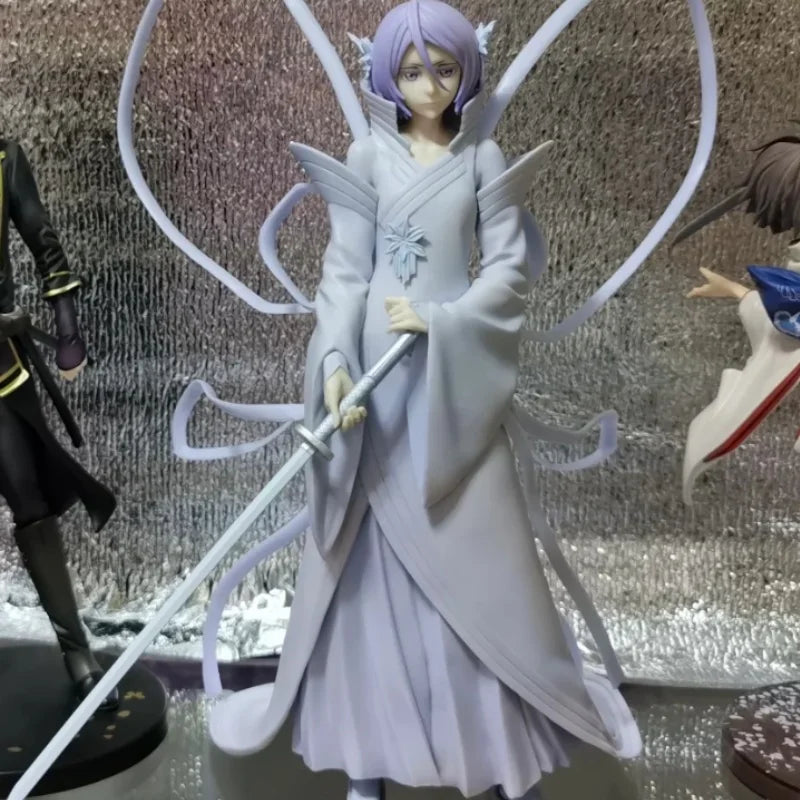 In Stock Bandai Ichiban Kuji Authentic Bleach Rukia Kuchiki Anime Figure PVC Model Collectible Decoration birthday Gifts Toys