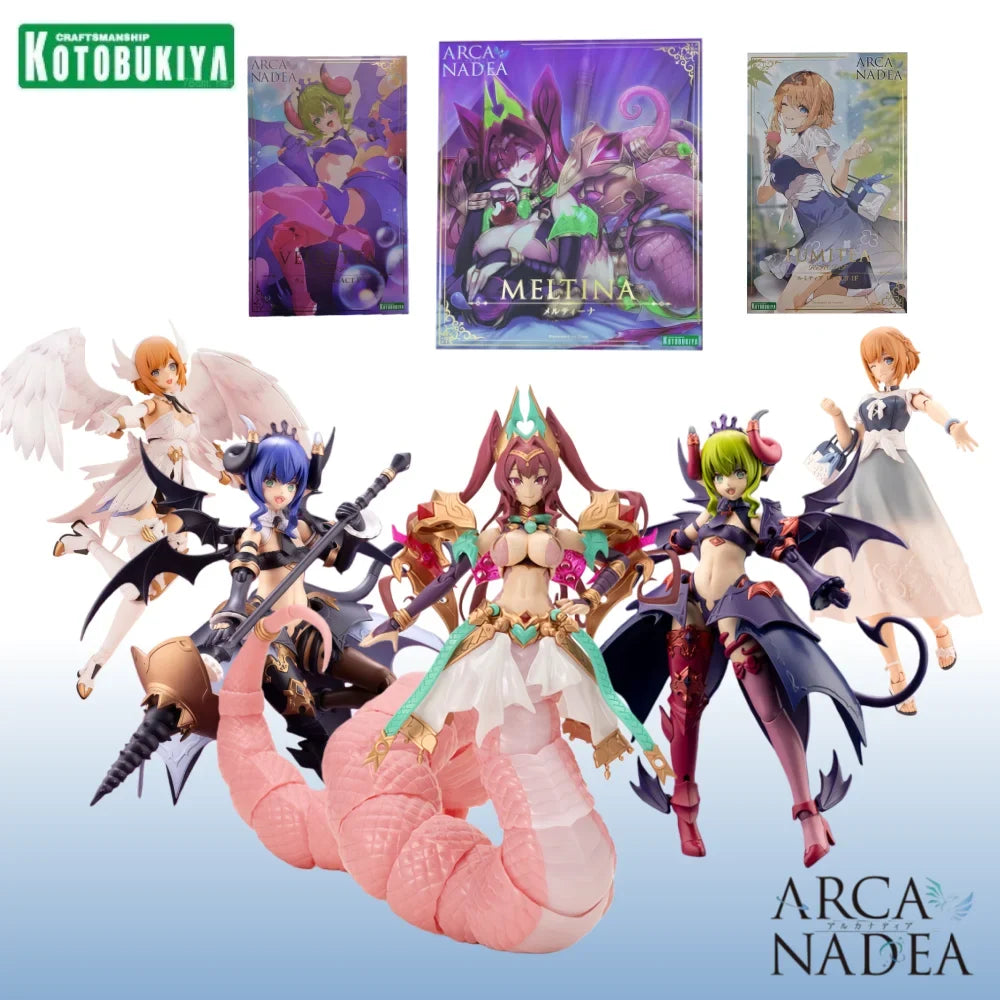 Kotobukiya Arcanadea Arcanadea LUMITEA / VELRETTA / MELTINA Assembly Model Kit with Multi-accessory Anime Figure for Collection