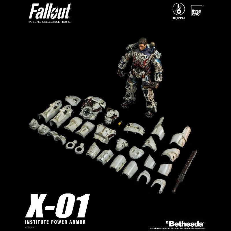 Pre-sale Threezero 3Z10030W0 1/6 Radiation Series X-01 X01 Academy Power Armor Fan Hobbies Action Dolls Toys Collection Gifts