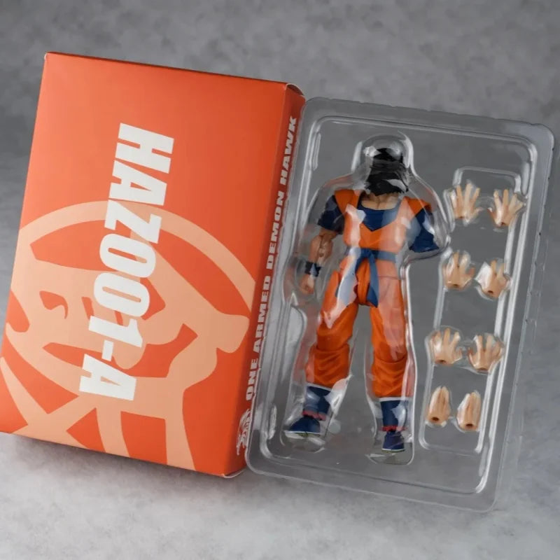 New Haz001 Future Trunks Armless Action Figure Battle-Damaged Version Dragon Ball Z Character Model Collectible Ornament Toy Gif