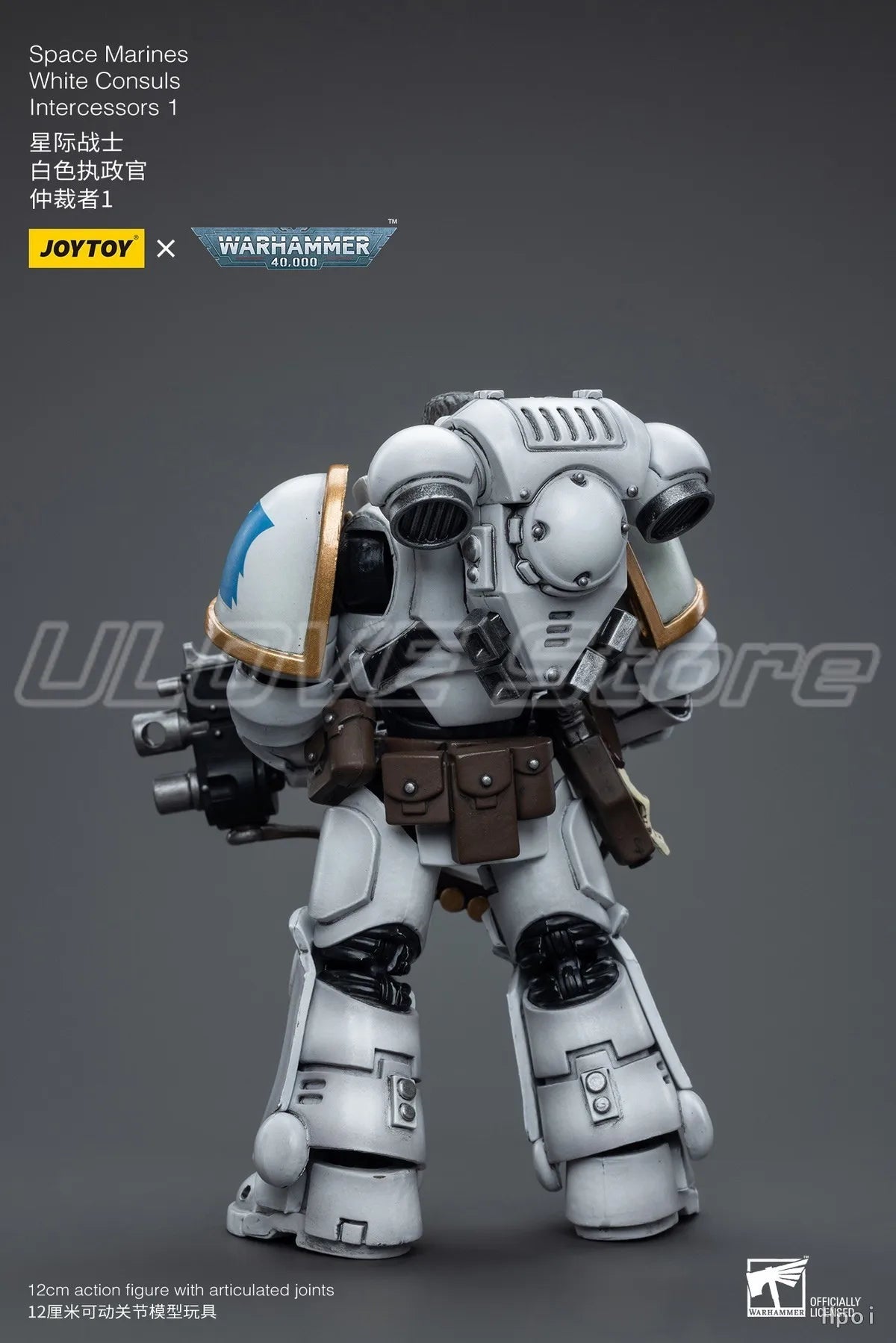 In Stock Original JOYTOY Warhammer 40K Space MarinesWhite ConsulsIntercessors 1 1/18 Action Figures Gifts Toys Models