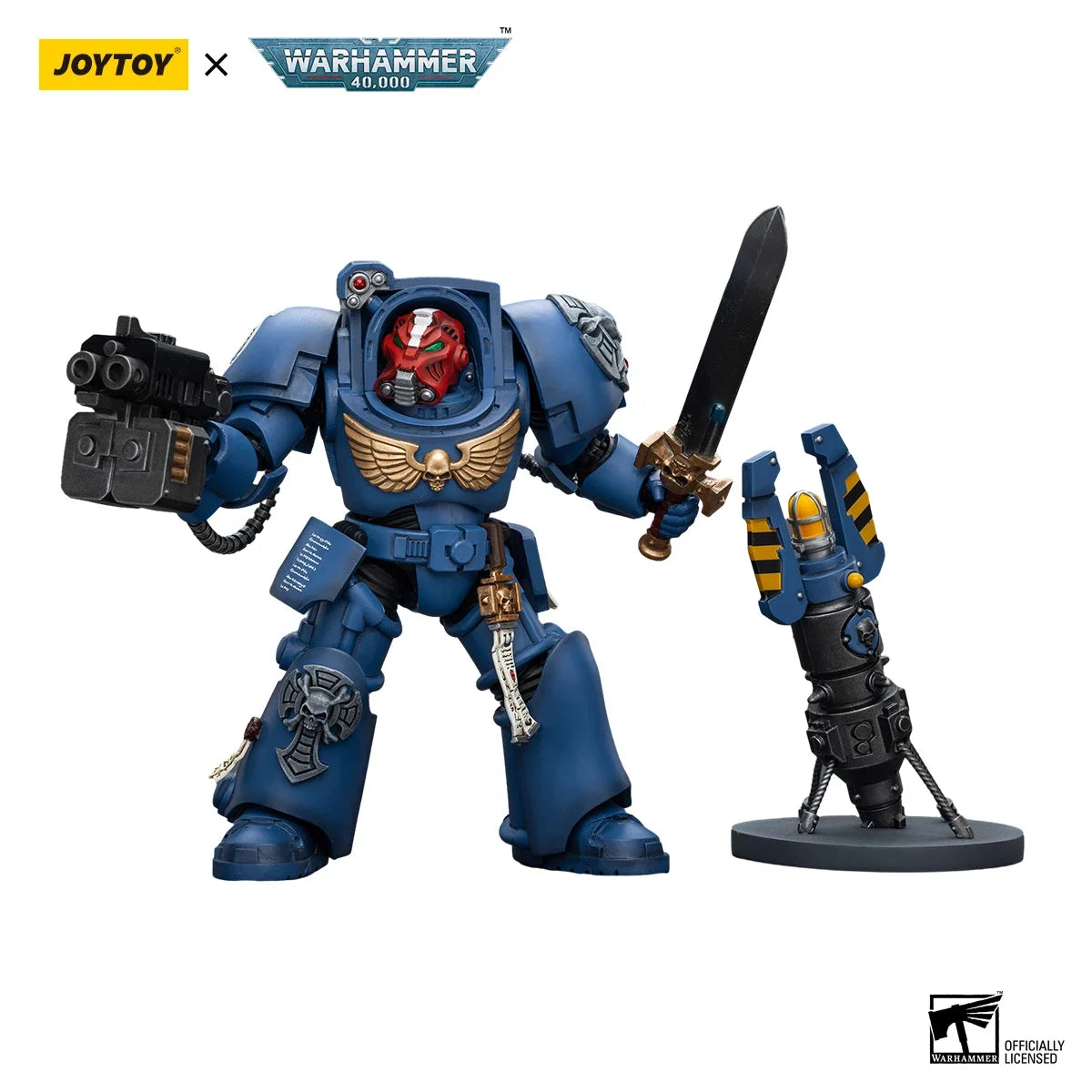 [IN STOCK]JOYTOY Warhammer 40K Action Figure 1/18 Ultramarines Terminator Squad 3PCS Model birthday