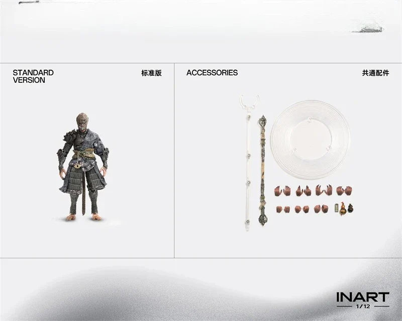 【Auf Lager】 INART Black Myth Wukong The Destined One in The Bronze Armor Set 1/12 Actionmodell Sammelfigur Spielzeug