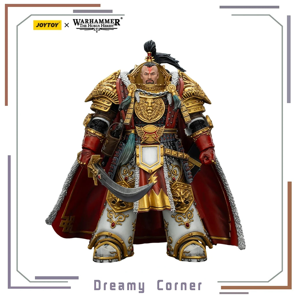 【Pre-sale】JOYTOY Warhammer The Horus Heresy White Scars Jaghatai Khan Primarch of The Vth Legion 1/18 Action Figure Toy Model