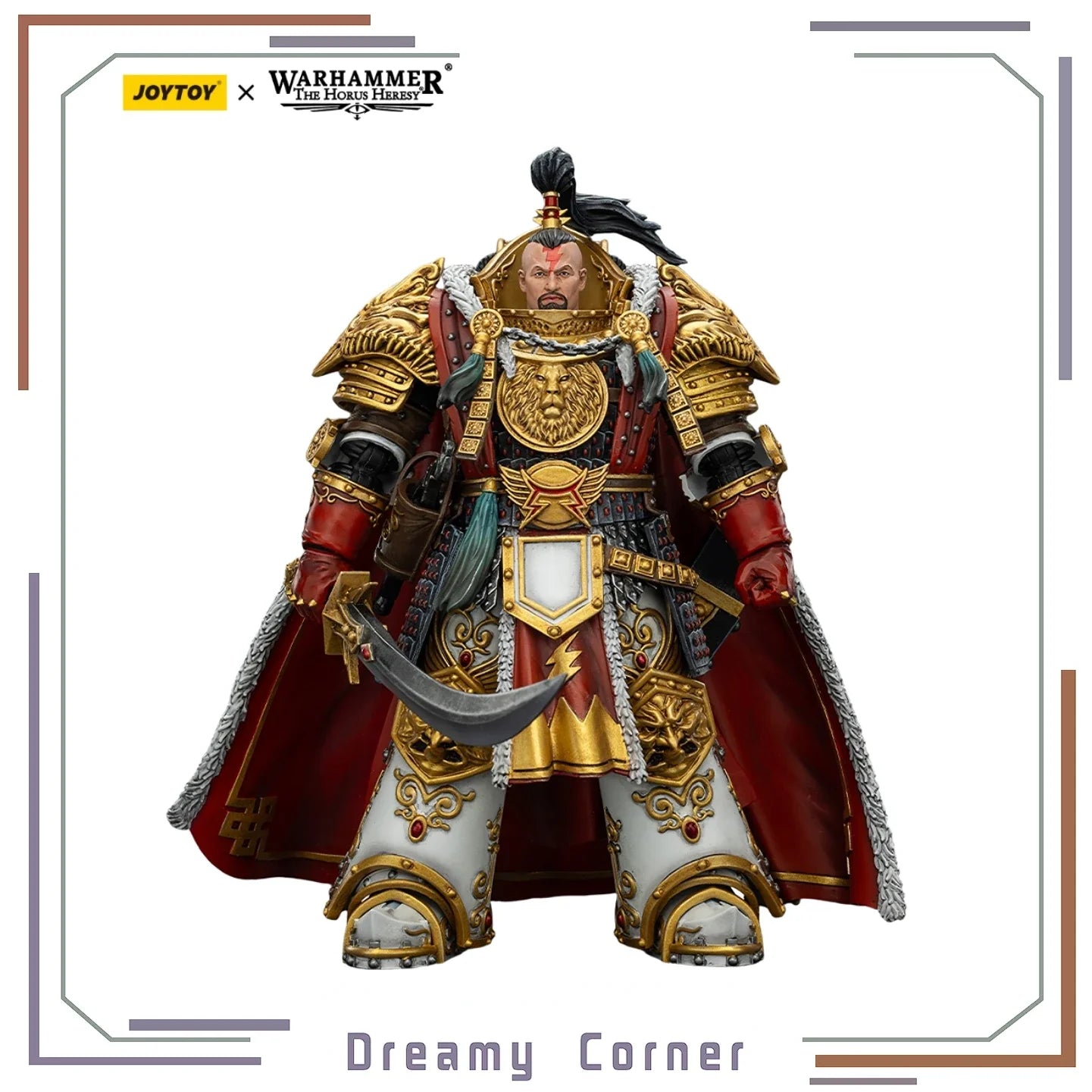 【Pre-sale】JOYTOY Warhammer The Horus Heresy White Scars Jaghatai Khan Primarch of The Vth Legion 1/18 Action Figure Toy Model