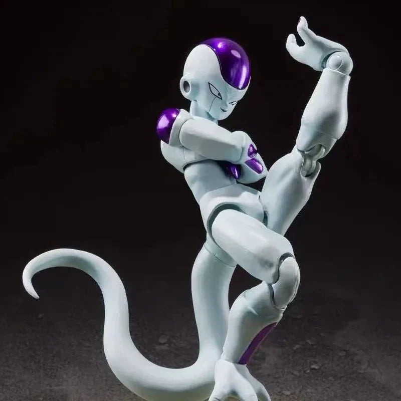 Dragon Ball Anime Figure Frieza Action Figure The Fourth Form Shf Frieza Figurine Pvc Collection Statue Model Ornament Toys Gift
