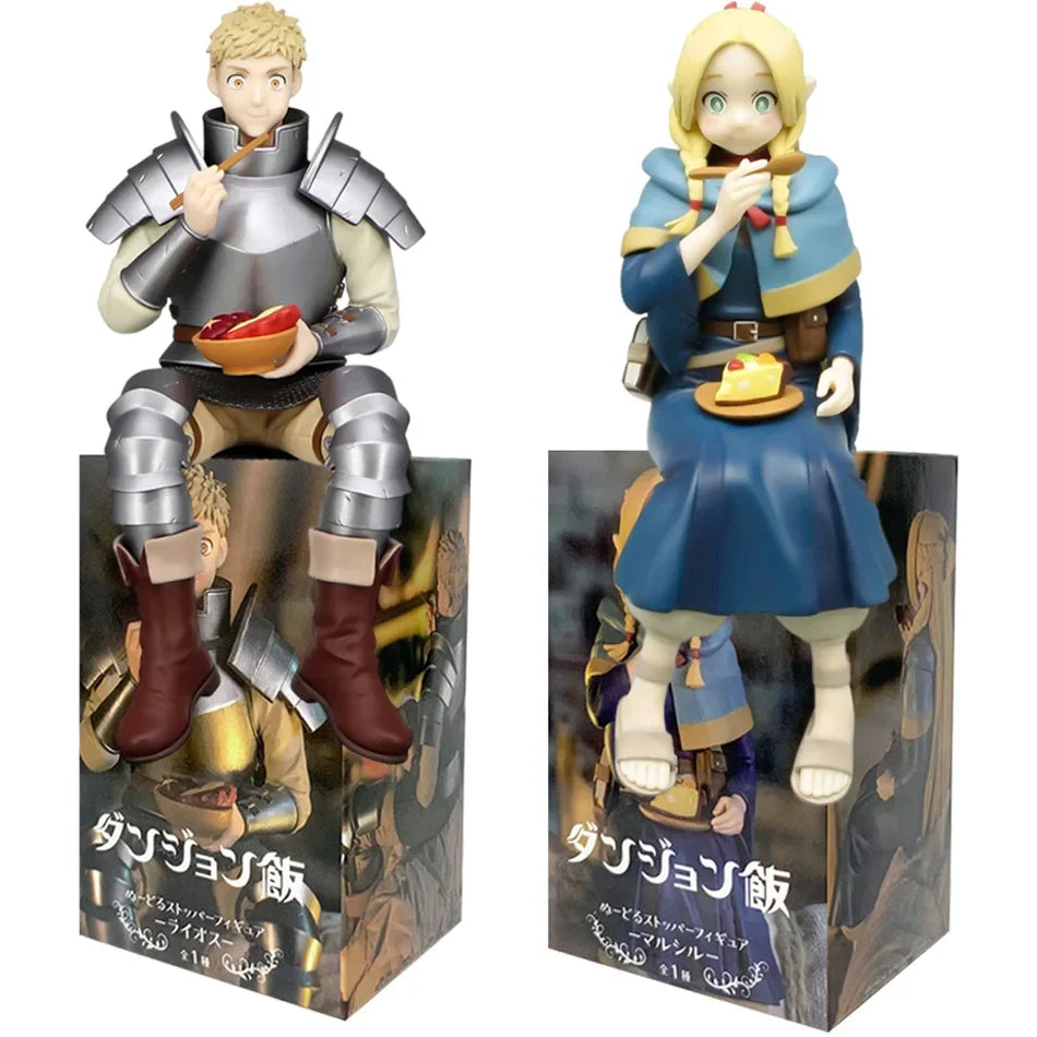Delicious In The Dungeon Marcil Donato Anime Girl Statue Dungeon Food Leo Stouten Action Figure Model Sitting Doll Toy Gift