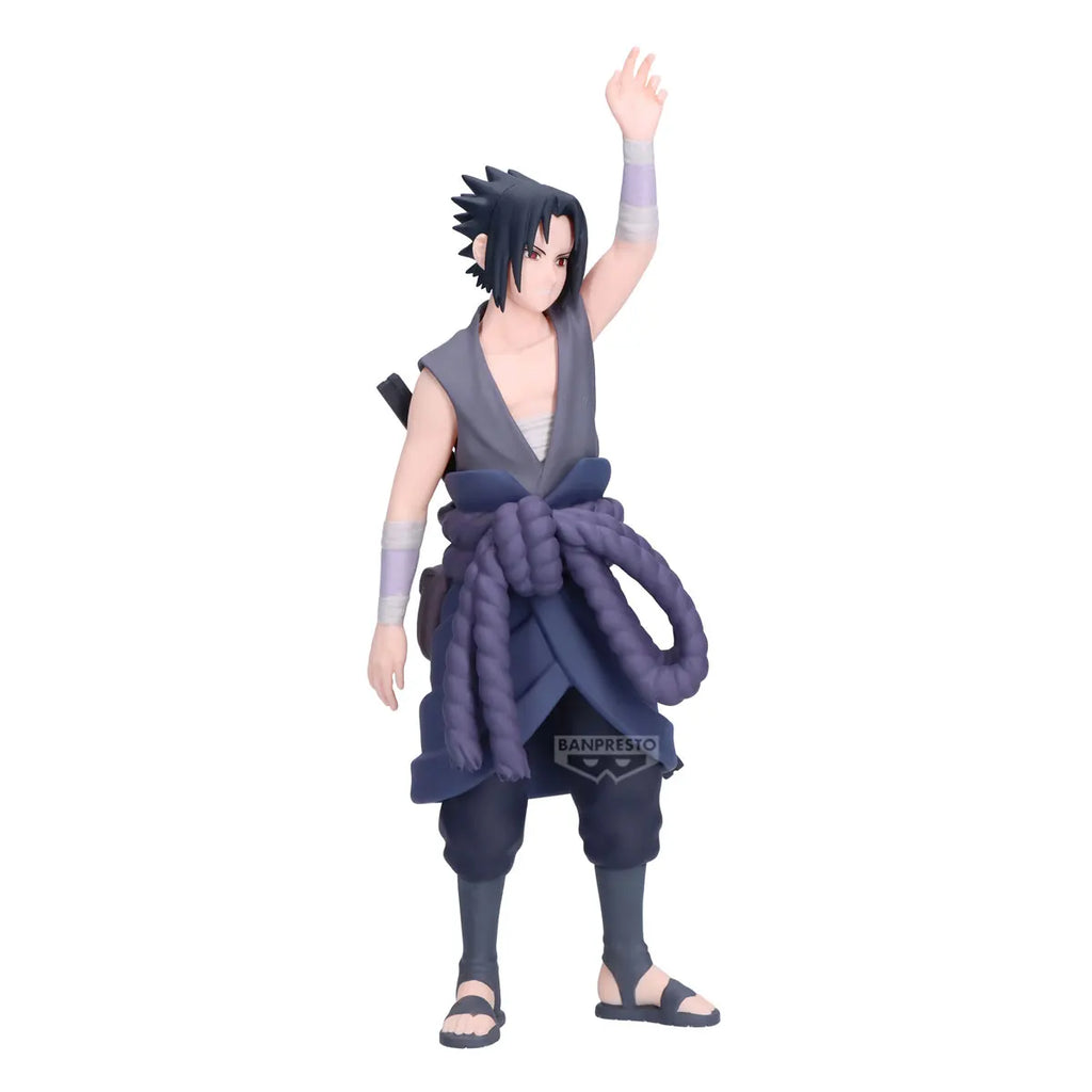 Original BANDAI BANPRESTO Naruto Shippuden Sasuke Uchiha PANEL SPECTACLE Anime Action Figure Figurine PVC Toy Model Gift