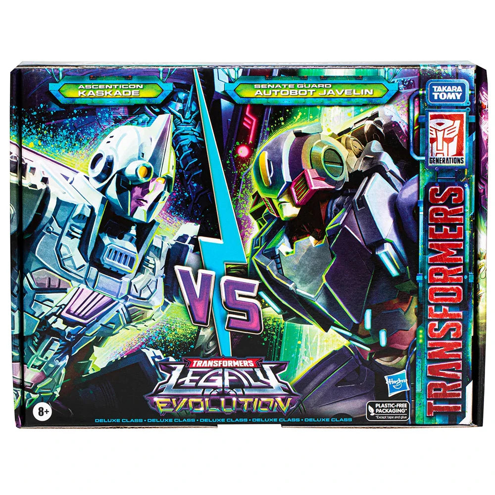 [Auf Lager] Hasbro Transformers Legacy Evolution Deadeye Duel Javelin & Kaskade 2er-Pack Sammlerstück Anime Action Modellfigur Spielzeug
