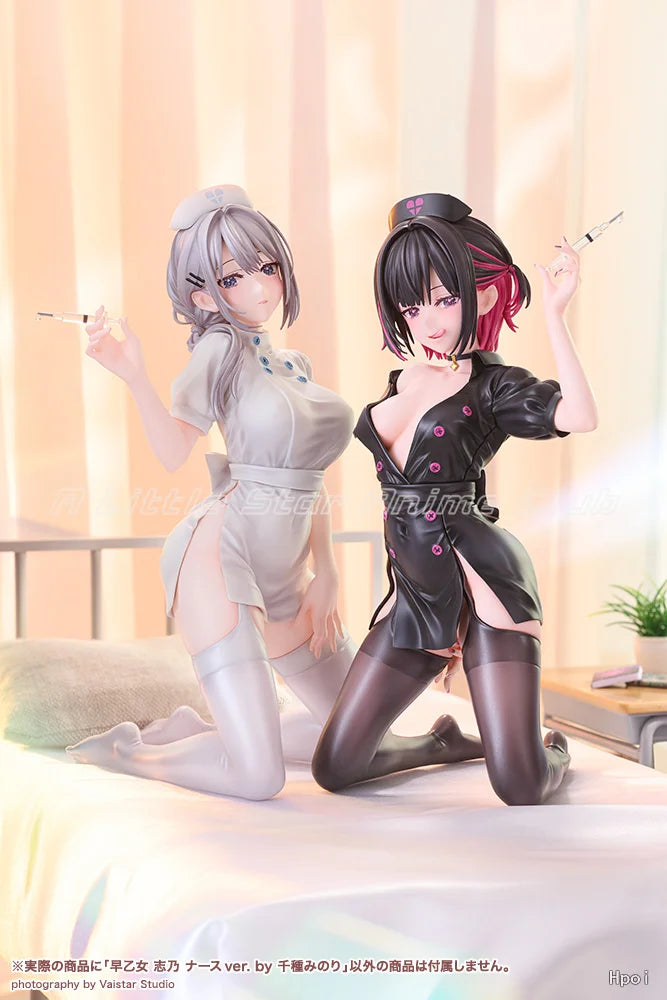 In Stock Original Kotobukiya Saotou Shino/Shirashi Nurse 1/7 Scale Doll Anime Figure Model Collection Toys Gift