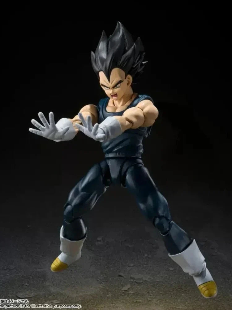 In stock Bandai Action Figure S.H.Figuarts Dragon Ball SHF Vegeta Super Hero Action Figure Collection Toy Gift