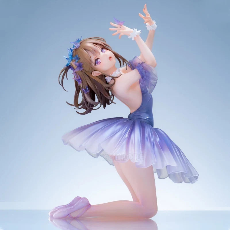 20cm Butai de Haiiro no Ahiru no Ko Anime Girl Figure Avian Romance Gray Duckling on Stage Action Figure Model Doll Toys Gifts