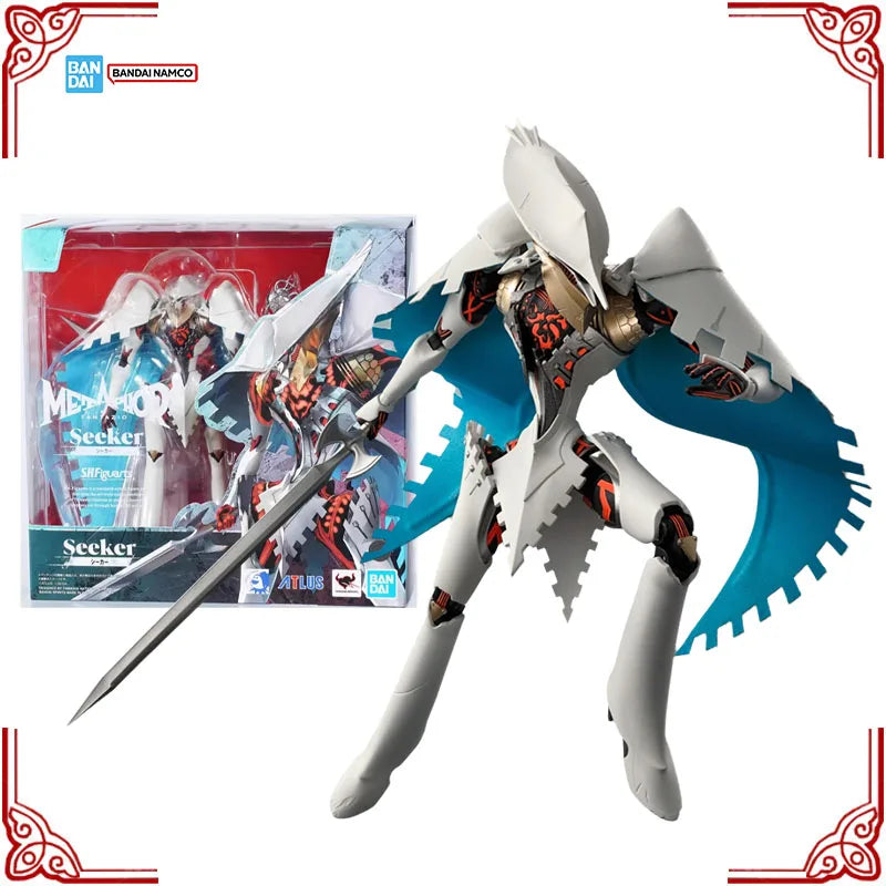 Auf Lager Original Bandai Metaphor Re Fantazio Modellbausatz SHF Seeker Anime Actionfigur Sammlung Fertiges Modell Jungen Spielzeug Geschenke