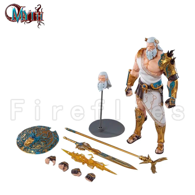 Shinfu Toys 1/12 Action Figure Myth Gods Zeus Hades Poseidon Anime Model For Gift
