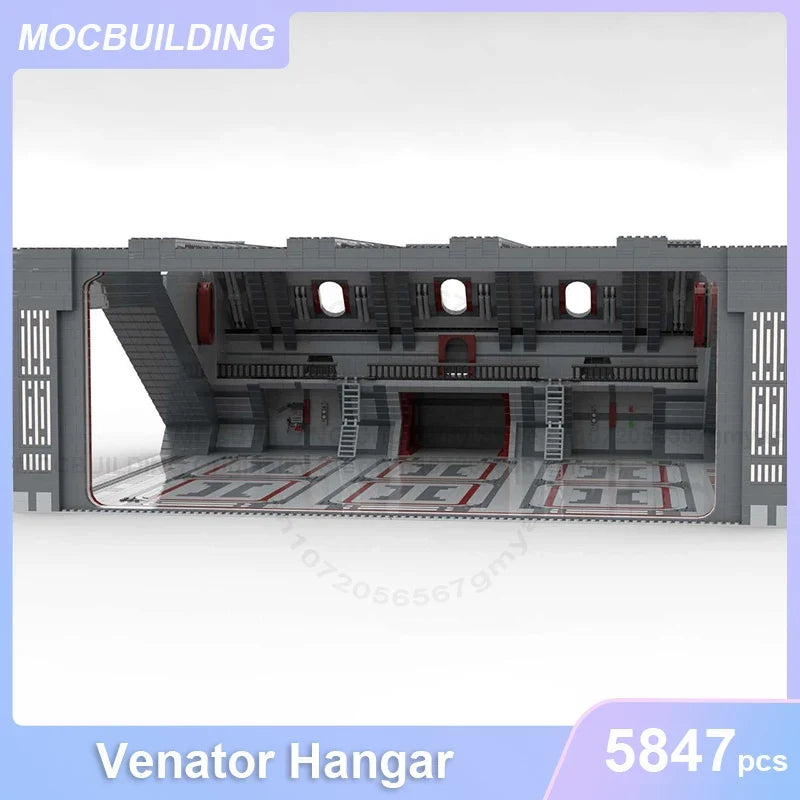 Venator Hangar Model MOC Building Blocks DIY Assemble Bricks Space Display Architecture Collection Creative Toys Gifts 5847PCS