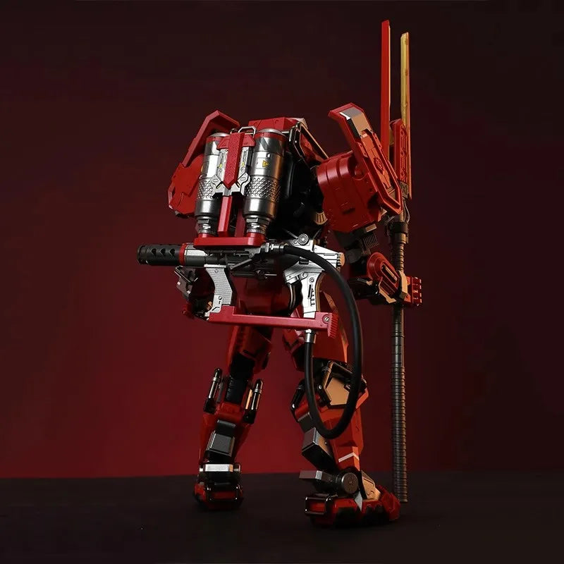 1/9 MENG Assembly Figure LINGCAGE Heavy-duty MECHA-009 MU2 Monitor Anime Figure Mark Pre Colored Collectible Custom Toy Gift