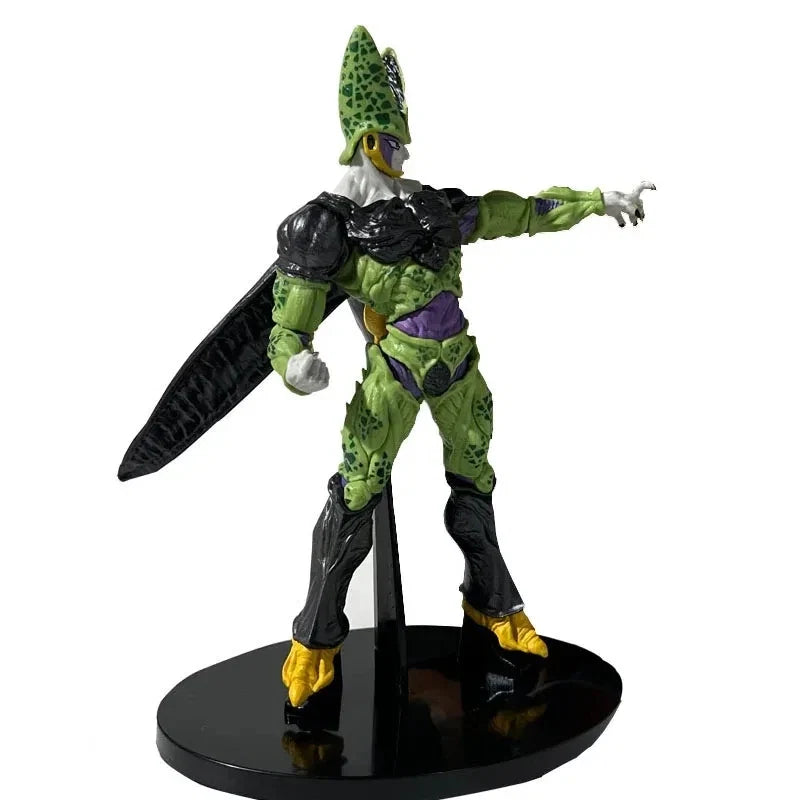 22CM Bandai Dragon Ball Anime Figure Cell Standing Figure Toy PVC Action Figure Figurine Collectible Model Toys Gift for Kids