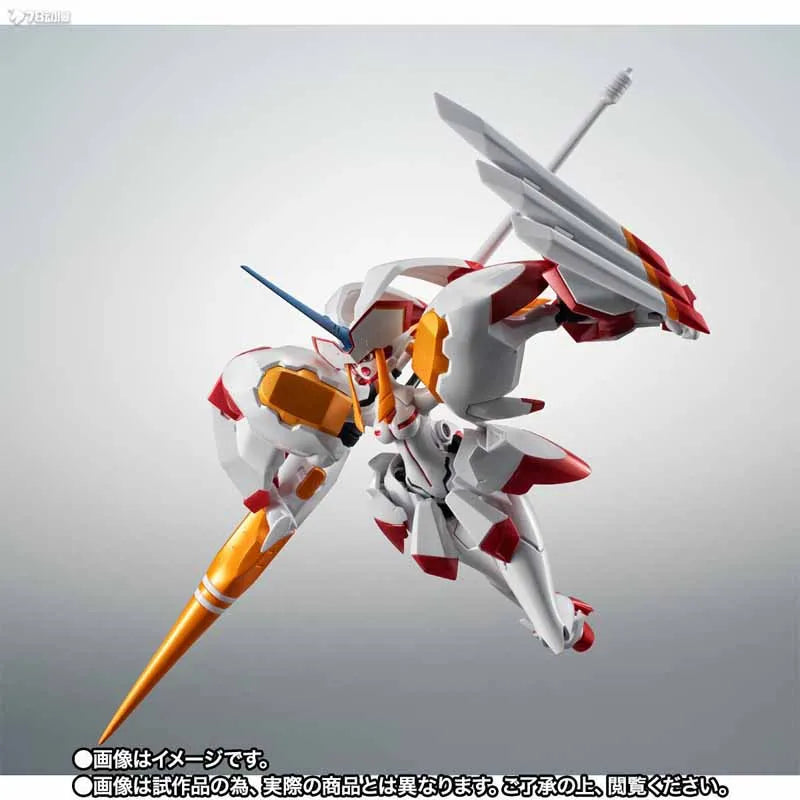 Bandai Original S.H.Figuarts Strelizia & ZERO TWO The 5th Anniversary Anime Figures Toys for Boys Christmas Gift Model Ornaments