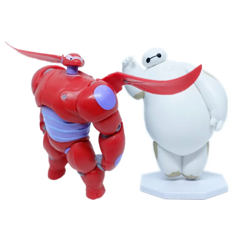 Big Hero 6 red Baymax Ornament Figurine Gift Birthday Cake Baking Decor Figure Statue Doll Ornament Collection PVC Model Toy