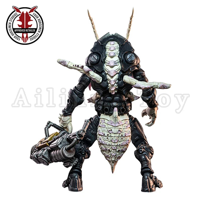 Four Horsemen Studio 1/12 6inch Action Figure Cosmic Legions Outpost Zaxxius Sphexxian Mine Worker Anime Model Toy