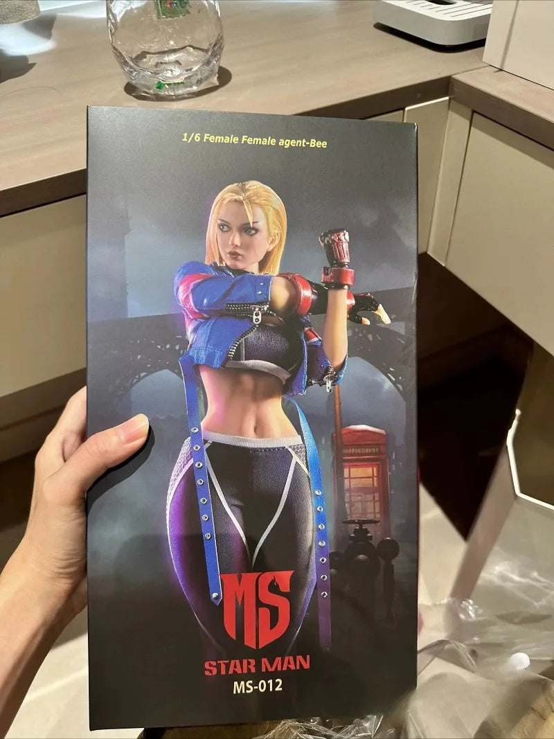 Genuine Star Man Ms-012 Action Figure 1/6 Scale Female Soldier Agent Cammy Game Series Fighting Master Model Toy ﻿In Stock Doll