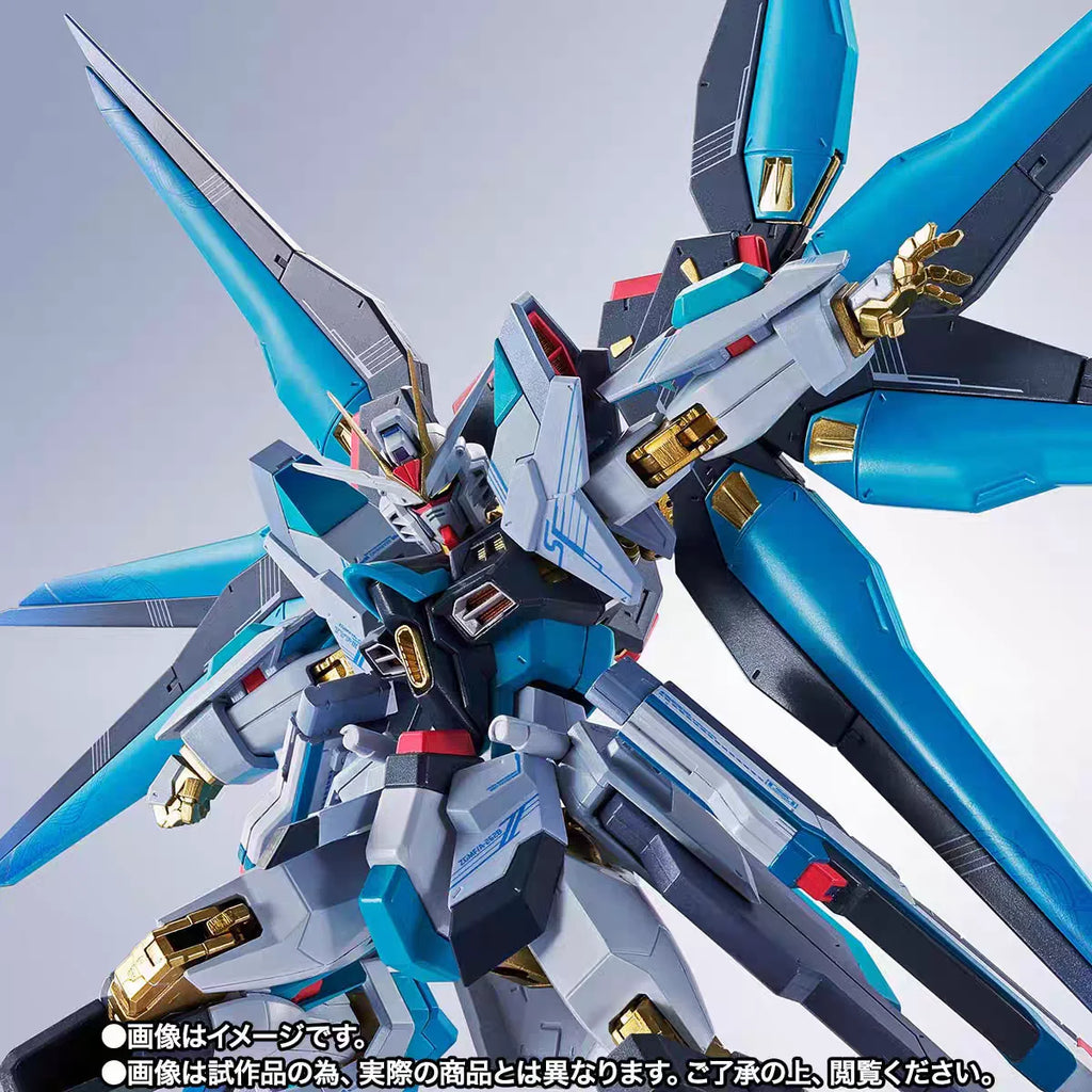In Stock Original BANDAI METAL ROBOT Spirit Hatsune Miku Gundam Strike Freedom Type-2 Genuine Anime Figure Collectible Model Toy