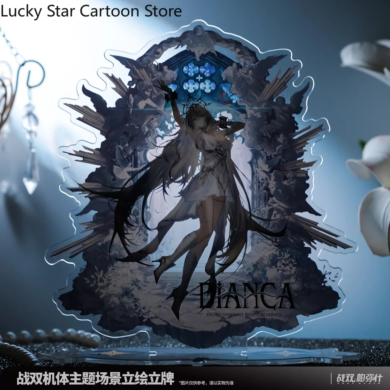 Official pre-sale GRAY RAVEN：PUNISHING Bianca Acrylic Stand Figures Model Standing Sign Collection Anime Cosplay Halloween Gift