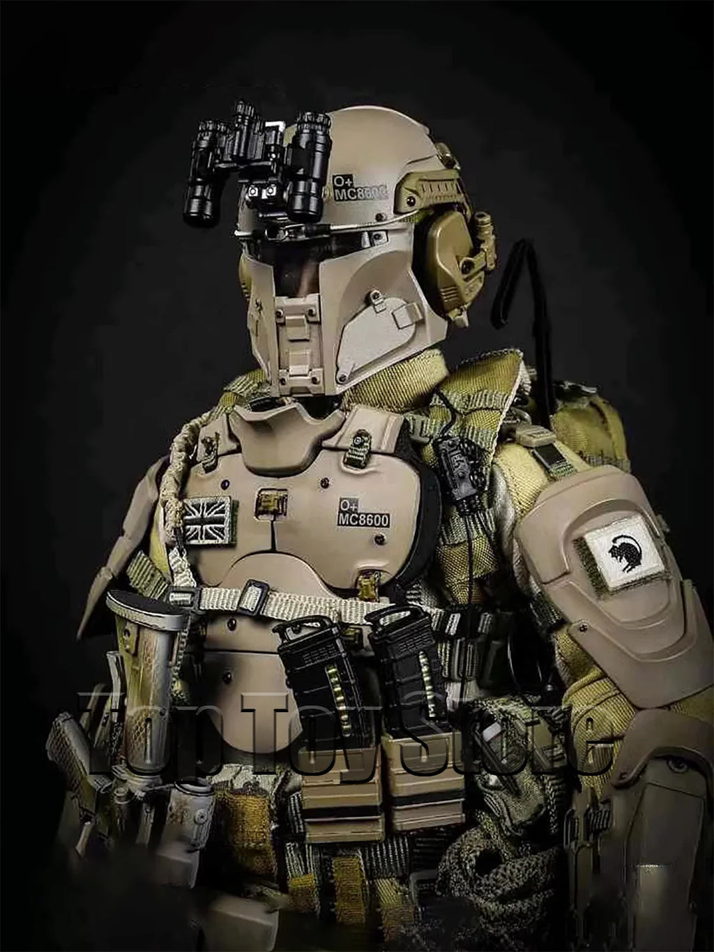 Original GWG004 Desert Raider 1/6 Male Soldier Military Action Figure Full Set Collectible Model Toys Gift