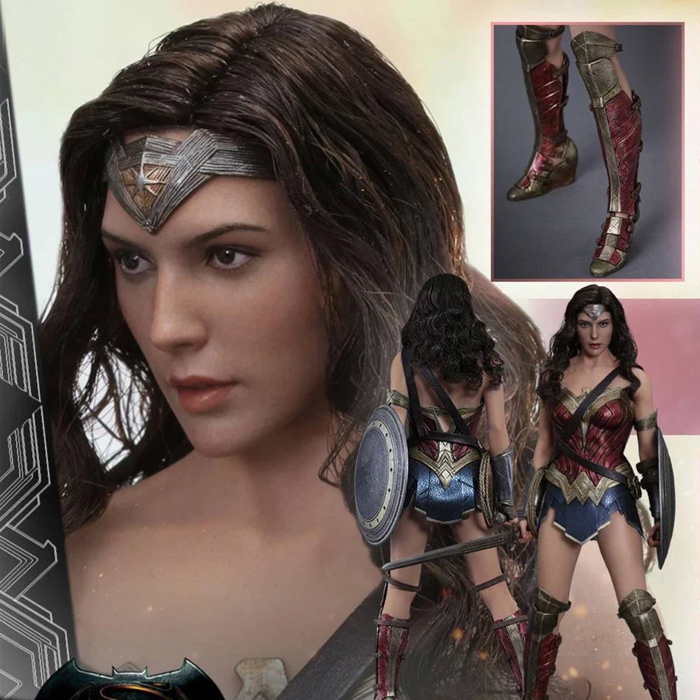 Original HOTTOYS HT MMS359 1/6 Batman Dawn of Justice WONDER WOMAN Full Set 12inch Action Figure Dolls for Fans Gift