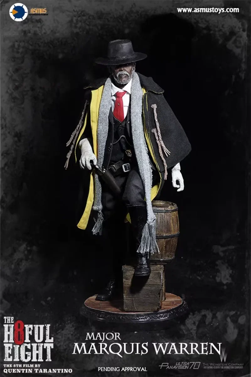 Asmus s H802 1/6 The Hateful Eight Marquis Warren Soldier Action Figure Model Toys12-inch collection scene ornaments gifts