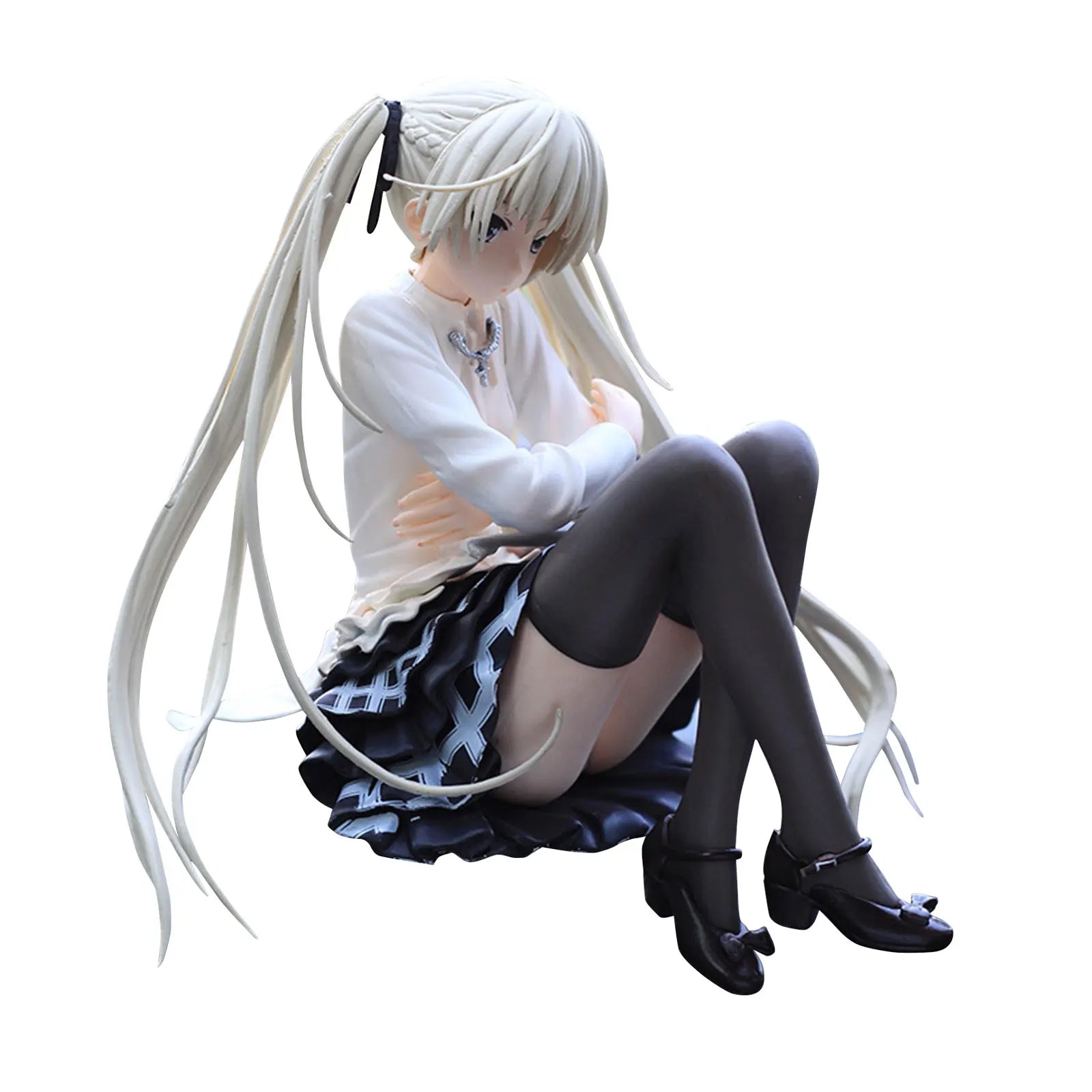 Anime Figure Kasugano sora sitting action figures Kasugano sora Figurine Doll PVC Model Toys Ornament Collection Statue Gift 9cm
