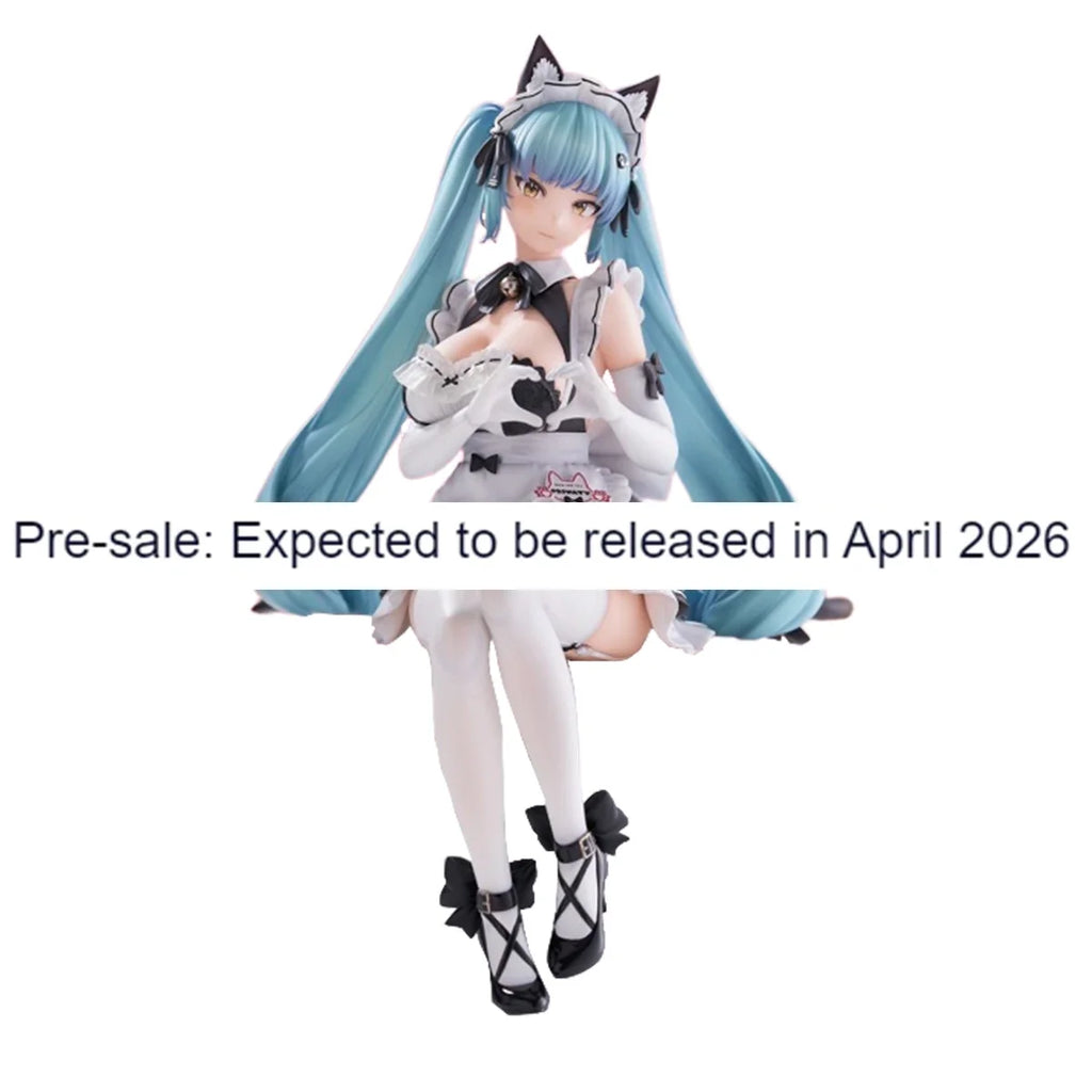 Original Genuine FuRyu Prepainted Noodle Stopper Figure Goddess of Victory: Nikke Privaty Unkind Maid Game Character Figure Gift
