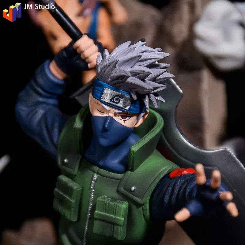 Naruto Shippuden Anime Figures Hatake Kakashi GK Oversize Model 36cm Action Figure Statue PVC Figurine Figma Collectible Toys