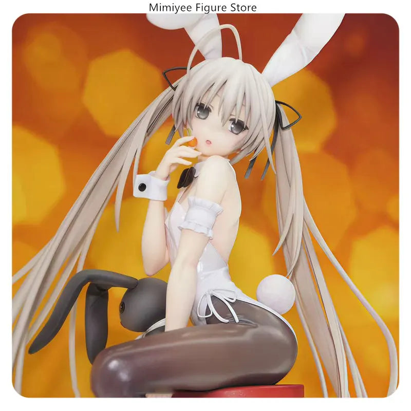 Yosuga no Sora Kasugano Sora Sitting on Chair 16.5cm Anime Figure Statue Desktop Decoration Gift
