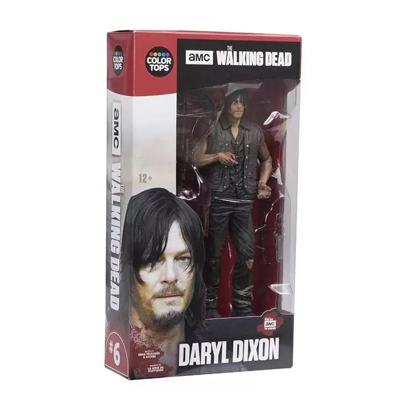 In Stock Movie Walking Dead 7-Inch Action Figure Rick Grimes Sheriff Daryi Negan Pvc  Anime Model Doll Collectible Toy