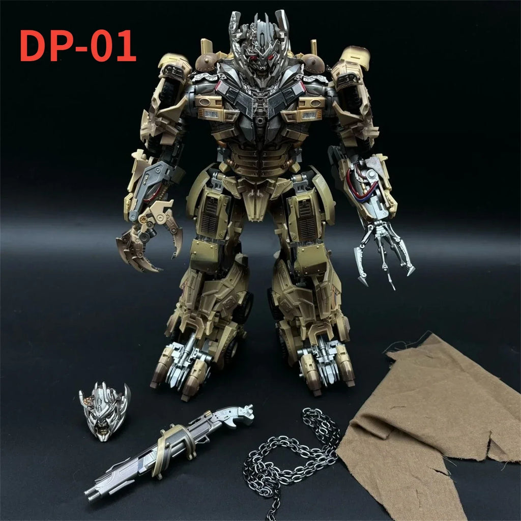 Transformation DP01 DP-01 Oil Tank Car Alloy Enlarged Desert War Damage Edition  35CM Autobot Action Figure Toys Gifts IN STOCK